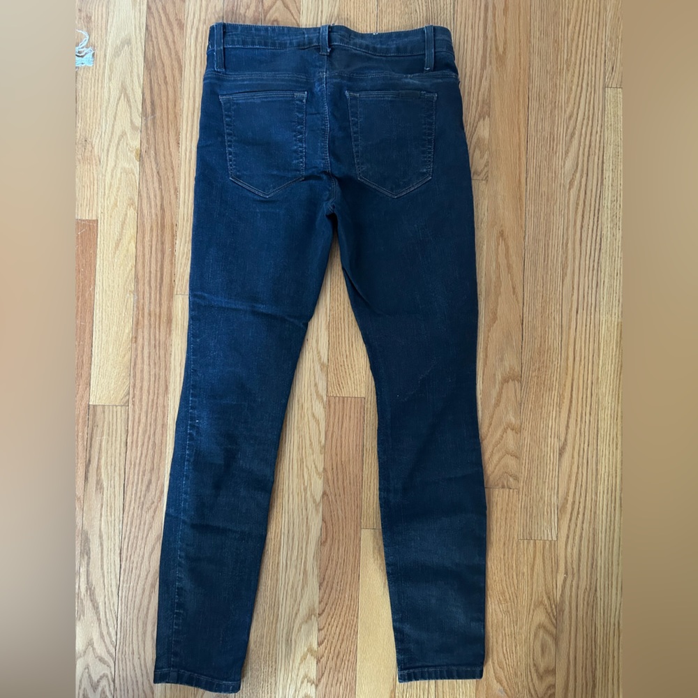Joe's Jeans Size 27 Women's Coated The Icon Mid Rise Skinny Ankle Jean.